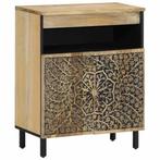 Dressoir Mangohout 60cm | Retour Deal | Handgesneden, Huis en Inrichting, Verzenden, Nieuw