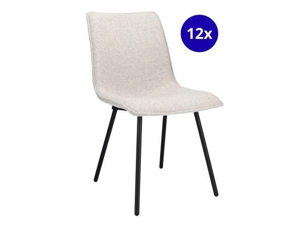 Veiling - Stoel Canyon (set van 12) Linnenstof - Lichtgrijs, Huis en Inrichting, Stoelen