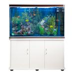 Aquarium 300 L Wit + Meubel - Starterset - blauw grind, Animaux & Accessoires, Verzenden