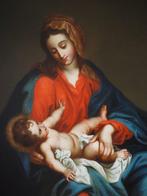 Italiaanse School - Madonna and Child Jesus, Italian school, Antiquités & Art