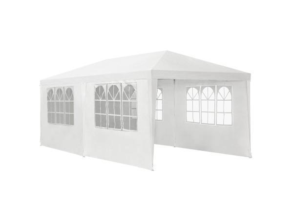 Veiling - Partytent met zijwanden 3x6m wit, Jardin & Terrasse, Tonnelles