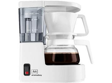 Melitta -  Koffiezetapparaat Aromaboy (1015-01) - Wit, Verzenden, Gemalen koffie
