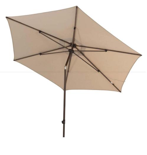 4 Seasons Outdoor Azzurro parasol met Wengé frame en Beach, Tuin en Terras, Tuinsets en Loungesets