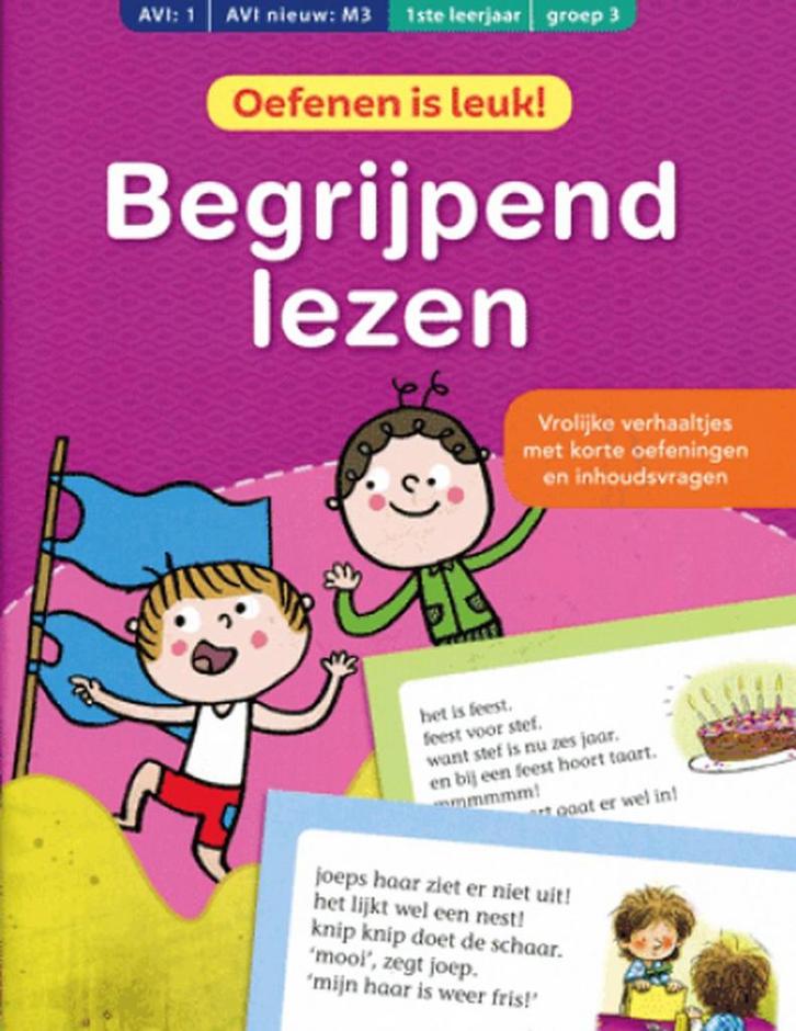 Eerste oefenboek begrijpend lezen avi 1/M3 9789043830560, Livres, Livres scolaires, Envoi