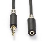 3.5 mm jack verlengkabel | Nedis | 1 meter (Stereo, Verguld), TV, Hi-fi & Vidéo, Câbles audio & Câbles de télévision, Verzenden