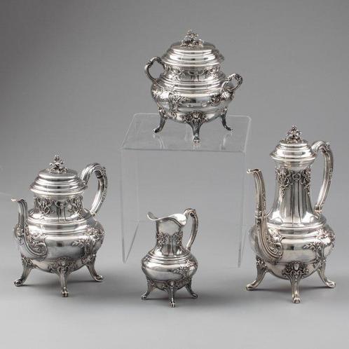 Victor Boivin (Parijs ca. 1895) - Art Nouveau - Service à, Antiek en Kunst, Antiek | Zilver en Goud
