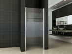 nisdeur -L- met profiel 800x2000 8mm NANO ged.matglas, Ophalen of Verzenden, Nieuw