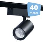 *TIP*  LED RAILVERLICHTING EOS zwart 40 SPOTS + 40M RAILS, Articles professionnels, Ophalen of Verzenden