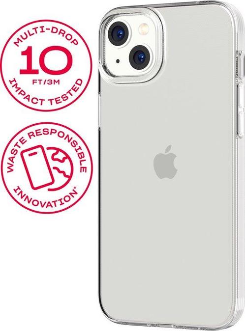Tech21 Evo Lite Clear hoesje voor iPhone 14 Plus - Semi-t..., Télécoms, Téléphonie mobile | Housses, Coques & Façades | Apple iPhone