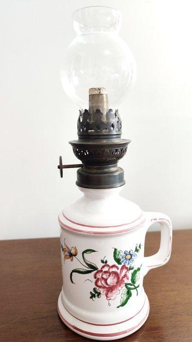 Marseille fait Main - DV - Olielamp (2) - Tafellamp - Glas,, Antiek en Kunst, Curiosa en Brocante