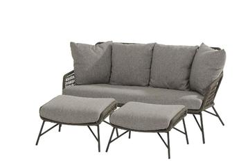 4 Seasons Outdoor Babilonia 2,5-zits loungebank met 1 of 2, Tuin en Terras, Nieuw