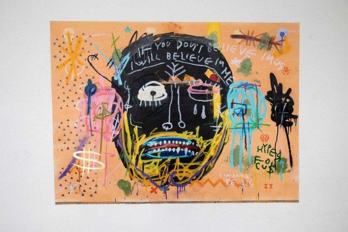 MANI-KURE (XX-XXI) - If you dont believe in us I will, Antiek en Kunst, Kunst | Schilderijen | Modern