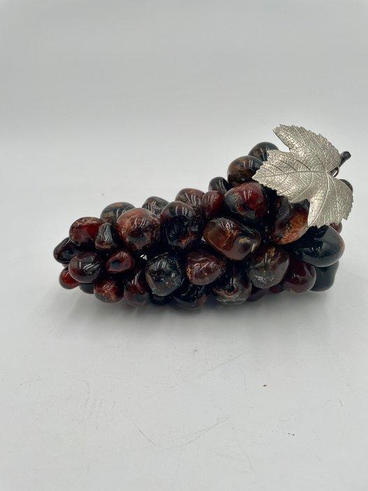 sculptuur, Exceptional decorative cluster of grapes made of, Antiek en Kunst, Curiosa en Brocante