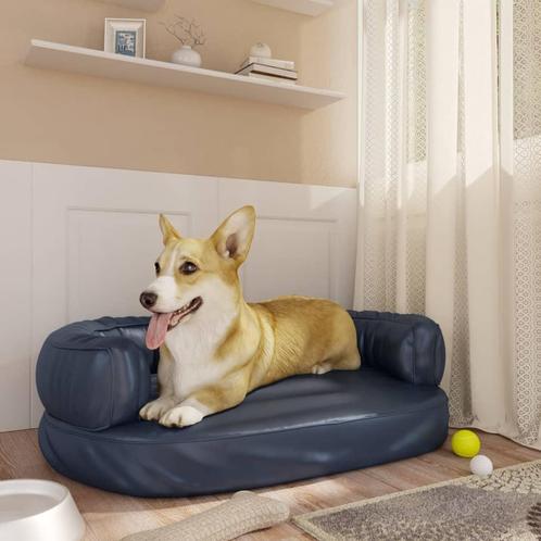 vidaXL Hondenmand ergonomisch schuim 60x42 cm kunstleer, Dieren en Toebehoren, Honden-accessoires, Nieuw, Verzenden