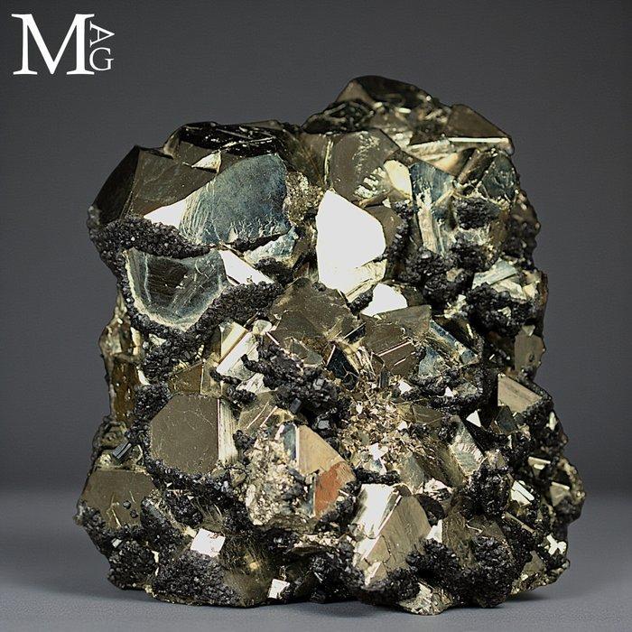 Verzamelmonster - Pyriet met Marmatiet – Huanzala-mijn, Peru, Collections, Minéraux & Fossiles