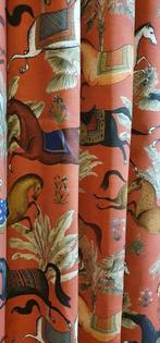 300x280cm! Textiel Chevalier met rennende paarden