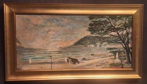 École italienne (XX) - Paesaggio costiero, Antiek en Kunst, Kunst | Schilderijen | Klassiek