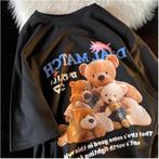 Maat S - Amerikaans Retro Beren T-shirt, Verzenden, Nieuw