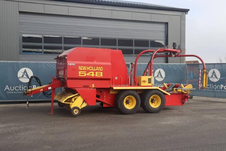 Veiling: Balenpers New Holland 548 2001, Zakelijke goederen, Landbouw | Werktuigen, Ophalen