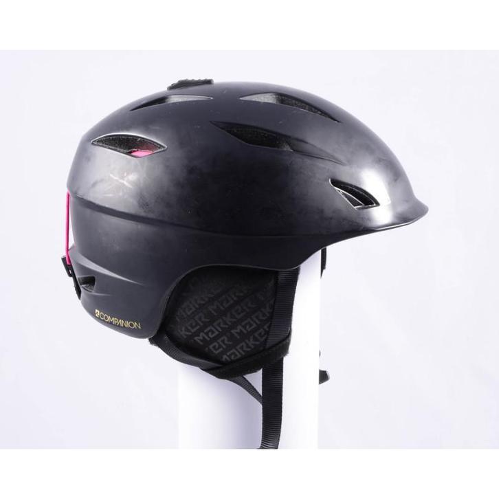 51 52 53 54 55 skihelm/snowboardhelm MARKER COMPANION, Black, Sport en Fitness, Skiën en Langlaufen, Verzenden