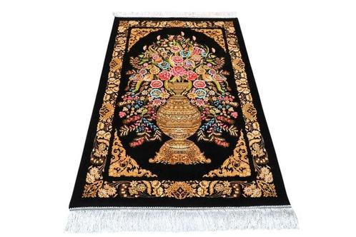 Luxe zijden bloemen - Vloerkleed - 120 cm - 80 cm -, Huis en Inrichting, Stoffering | Tapijten en Vloerkleden