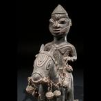 Cavalier - Bronze ancien - Yoruba - Nigeria, Antiek en Kunst