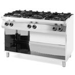 Fornuis | KitchenLine | Gas | 6 Branders (3x 3.5kW + 3x, Verzenden, Nieuw in verpakking