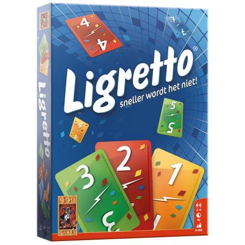 Ligretto Blauw Kaartspel, Hobby en Vrije tijd, Gezelschapsspellen | Kaartspellen, Ophalen of Verzenden