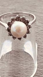 Ring - 18 karaat Witgoud Parel, Nieuw