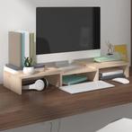 vidaXL Monitorstandaard 60x24x10,5 cm massief grenenhout, Verzenden, Nieuw