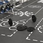 vidaXL Barre dhaltères avec plaques 60 kg fonte et, Sports & Fitness, Équipement de fitness, Neuf, Verzenden