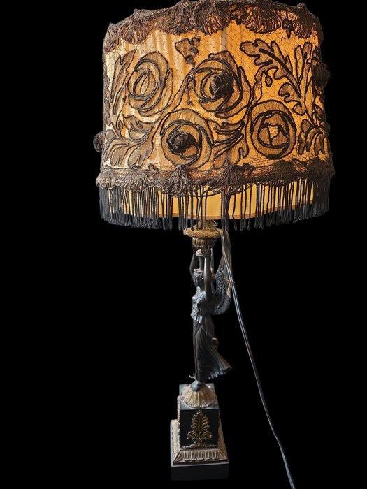 Staande lamp - Brons, Textiel, Antiek en Kunst, Curiosa en Brocante