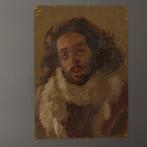 Lila de Nobili (1916-2002) - Portrait of a Man with Scarf -, Antiek en Kunst, Kunst | Schilderijen | Klassiek
