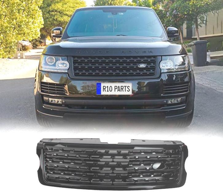 GRILLE POUR RANGE ROVER VOGUE 13-17 NOIR BRILLANT, Auto-onderdelen, Carrosserie, Verzenden