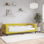 vidaXL Slaapbank met matras 90x200 cm fluweel geel, Huis en Inrichting, Slaapkamer | Bedden, Verzenden, Nieuw
