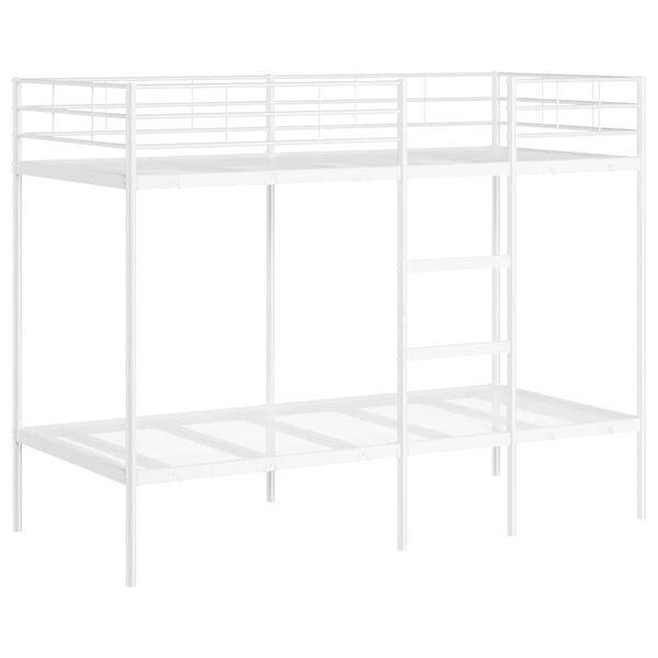 Stapelbed Wit 90x200 | Retour Deal | 40% Korting!, Huis en Inrichting, Slaapkamer | Bedden, 90 cm, 200 cm, Wit, Nieuw, Metaal