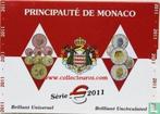 Monaco jaarset 2011, Postzegels en Munten, Munten | Europa | Euromunten, Verzenden, Monaco, 2 euro, Setje