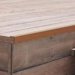 vidaXL Terras hoekplinten 5 st 170 cm HKC lichtbruin, Verzenden