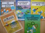 Les Schtroumpfs - 3x B + C - 4 Album - Eerste druk -, Livres, BD