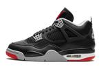 Air Jordan 4 Retro Bred Reimagined - Maat 44 EU, Kleding | Heren, Schoenen, Ophalen of Verzenden, Nieuw