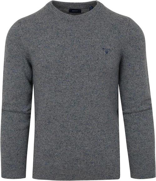 Gant Trui Wol Melange Antraciet maat Maat 52/54 (L) Heren, Kleding | Heren, Truien en Vesten, Nieuw, Maat 52/54 (L), Verzenden