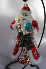 Italië: kerstman. kerstornament, glas, 2 stuks - Kerstballen, Diversen, Nieuw