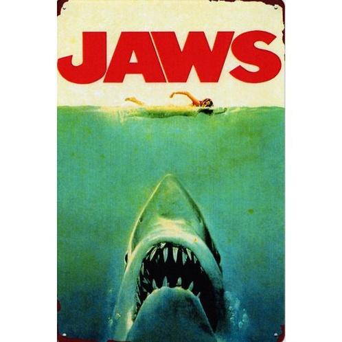 Wandbord reclamebord schild Jaws the Movie film  bord, Verzamelen, Retro, Huis en Inrichting, Verzenden