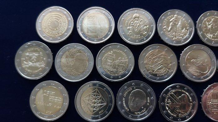 Europa. 2 Euro 2016/2025 (21 moedas) (Zonder minimumprijs), Postzegels en Munten, Munten | Europa | Euromunten