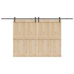 vidaXL Doos met onderdelen voor schuifdeur 400 cm staal, Verzenden, Nieuw