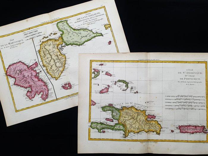 America Centrale - [Lot van 2] - Caribisch gebied / Caraïben, Boeken, Atlassen en Landkaarten