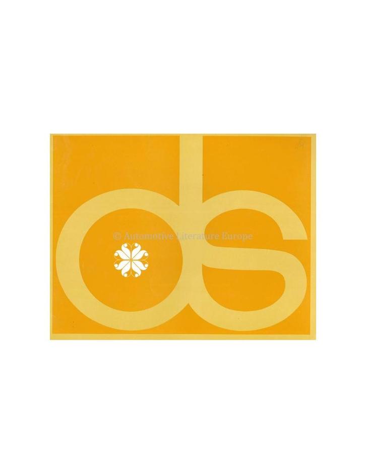 1965 CITROEN DS 19 PALLAS BROCHURE NEDERLANDS, Boeken, Auto's | Folders en Tijdschriften, Ophalen of Verzenden