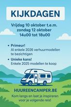 Kijkdagen bij Huureencamper