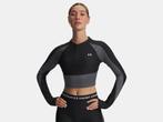 Under Armour Hg Rib 1/4 Zip-Blk - Maat SM, Kleding | Dames, Topjes, Maat 38/40 (M), Zwart, Nieuw, Ophalen of Verzenden