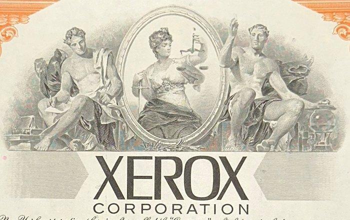 Verenigde Staten van Amerika. XEROX Corporation - Share /, Antiek en Kunst, Antiek | Speelgoed